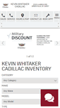 Mobile Screenshot of kevinwhitakercadillac.com